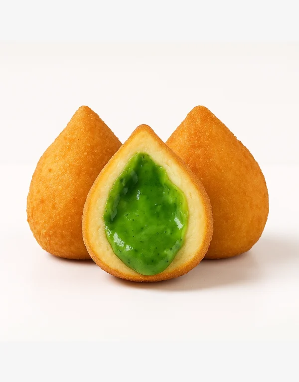 Spinach coxinha